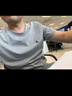 杰克·琼斯（JACK&JONES）25年男装T恤男夏季T恤舒适男士短袖凉感多色上衣纯色水洗不易走形 E38藏蓝色 预售6月23日发货 3XL 实拍图