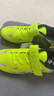 卡尔美（KELME）足球鞋青少年TF碎钉比赛球鞋透气学生防滑耐磨足球鞋 荧光黄 35  实拍图
