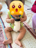 英氏（YEEHOO）婴儿保温奶瓶新生儿奶瓶儿童保温杯婴儿学饮杯便携吸管水杯保温壶 保温奶瓶 300ml 贵族白-配三头 实拍图