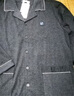 安之伴男士睡衣春秋季休闲简约透气翻领开衫长袖长裤家居服套装 A暗灰色 XL 实拍图