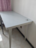 凡社钢化玻璃电脑桌台式 玻璃桌面书桌工作台加厚北欧简约办公习桌子 实拍图