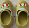 LATE TIME儿童拖鞋夏男童女童1-3岁可爱卡通软底防滑防撞婴幼儿宝宝洞洞鞋 黄色【泳池鳄】 17 cm内长【适合约3.5-4.5岁】 实拍图