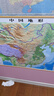【凹凸立体】中国地图和世界地图3d立体地形图挂图 106x76cm中国地形图2026 实拍图