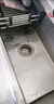 不锈钢水槽大单槽厨房银色纳米手工304加厚台中台下洗菜盆洗碗池 银色基础套餐（无龙头） 6545 实拍图
