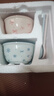 【天天低价】新款釉下彩陶瓷碗餐具套装少女心ins风陶瓷碗勺 【99%人选择】梦幻粉蓝两碗两勺 实拍图
