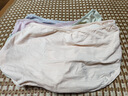洁丽雅4条装内裤女纯色全棉中腰提臀收腹透气舒适大码三角女士内裤秋冬 抹绿+雾灰+豆沙+肤色 L 【建议85斤-105斤】 实拍图