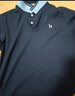 哈吉斯（HAZZYS）男装 夏季款上衣轻商务通勤多色百搭短袖POLO衫男ASTZE0BBX26 藏青色NV 2XL (185/104A 52) 实拍图