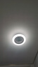 四季沐歌（MICOE）LED卧室吸顶风扇灯家用简约电扇客厅餐厅超薄静音灯具 【原装普瑞光源】51瓦遥控-φ49CM-清白 实拍图