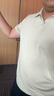 布先生男士针织短袖T恤翻领透气速干商务休闲 钢琴黑(平纹） 2XL(185) 实拍图