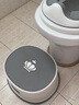 ONLYOU BABY儿童马桶圈大号坐便器男孩女宝宝专用坐垫婴儿便盆梯小孩厕所辅助 【经典款】安伯灰-PVC软垫 【免安装】全包胶靠背（送挂钩） 实拍图