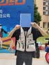 Success.long摄影马甲定制印logo男户外钓鱼背心导演记者传媒志愿者台球工作服 米白 L 实拍图