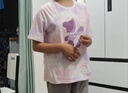 班尼路女童短袖T恤夏季中大童薄款时尚百搭扎染衣服儿童夏装女孩上衣 实拍图