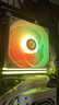 Thermalright(利民) TL-8015W 8cm超薄风扇白色风扇 S-FDB V2轴承 8cm机箱风扇4pin PWM 2200转速 实拍图