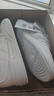 阿迪达斯（adidas）男女鞋板鞋冬季皮面防泼水小白鞋百搭运动休闲鞋 亮白 43 实拍图