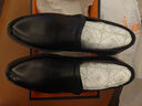 老人头（LAORENTOU）皮鞋男商务正装男鞋软皮软底休闲鞋中年爸爸鞋 LA103 黑 41  实拍图