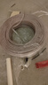 秋叶原（CHOSEAL）百兆网线【0.45±0.01mm】非屏蔽纯铜双绞线 家装网络工程安防监控线 灰色 100米 QS2650AT100 实拍图