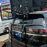 适用于汽车轿车尾架SUV车载自行车支架托架后备箱后挂可挂三辆车 加高款挂三辆（轿车SUV通用） 实拍图