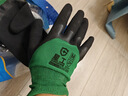 星工 浸胶劳保手套 耐磨防滑防油挂胶工业工地防护手套 12付XGS-J10 实拍图