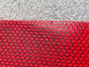 酌秀塑料地垫厨房卫生间淋浴室防滑垫子网眼镂空脚垫隔水家用防水垫 红加厚款4.2mm 1.8米宽 1米长的 实拍图