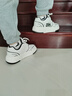 森馬（senma）男鞋2025秋冬新款青少年运动休闲国潮鞋子男士轻便小白鞋百搭板鞋 108白黑 39 实拍图