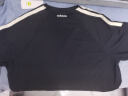 阿迪达斯 （adidas）男装夏季舒适潮流时尚百搭圆领三条纹运动休闲短袖 XL码 实拍图
