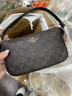 蔻驰（COACH）【官方授权店】coach女包Nolita腋下包斜挎麻将包送女友节日礼物 CW426IMXAQ深棕色 实拍图