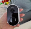 镭威视楼道门口无线电池充电家用摄像头需连wifi网手机远程监控器360无死角带夜视全景免不插电源室内外 实拍图
