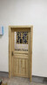 老式实木杉木原木门仿古门窗套装门房间卧室厨房卫生间折叠推拉门 8809款标门200*80CM不含门套 实拍图