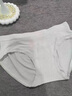 ubras高弹织带莫代尔中腰三角裤女士内裤女 椰青灰+浅桃粉+柔灰紫 M 实拍图