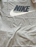 耐克(NIKE)男短袖T恤 纯棉 运动休闲 经典简约AR5005-063调暗灰XL 实拍图