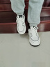 森馬（senma）男鞋2025秋冬新款青少年运动休闲国潮鞋子男士轻便小白鞋百搭板鞋 108白黑 39 实拍图