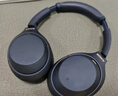 索尼（SONY） WH-1000XM4无线蓝牙耳机智能降噪头戴式高解析度重低音耳麦 电脑游戏办公网课学习出街图书馆宿舍 黑色 实拍图