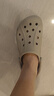 crocs卡骆驰洞洞鞋贝雅男鞋女鞋轻便耐磨一脚蹬拖鞋休闲鞋|10126 深蓝-410 43 (270mm) 实拍图