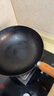 膳福记（shanfuji）传统老式生铁锅炒锅无涂层不粘锅农村家用铸铁平底燃气灶炒菜锅具 34圆底（送开锅服务） 34cm 实拍图