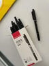 得力（deli）拔帽中性笔笔芯替芯 0.5mm子弹头水笔签字笔替芯 6600/34567/Q7适用 黑色20支/盒6916 实拍图
