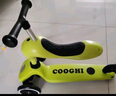 酷骑（COOGHI）小绿车儿童滑板车1-3-6岁酷奇滑滑车二合一可坐可滑周岁礼物 实拍图