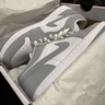 耐克NIKE篮球鞋男女同款小迪奥AJ1 JORDAN 1运动鞋DC0774-105白灰36.5 实拍图