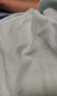 蕉内（Bananain）王一博同款305H纯棉睡衣男女士100%棉情侣家居服短袖短裤套装夏季 【长裤款素色-男】奶油绿 L 实拍图