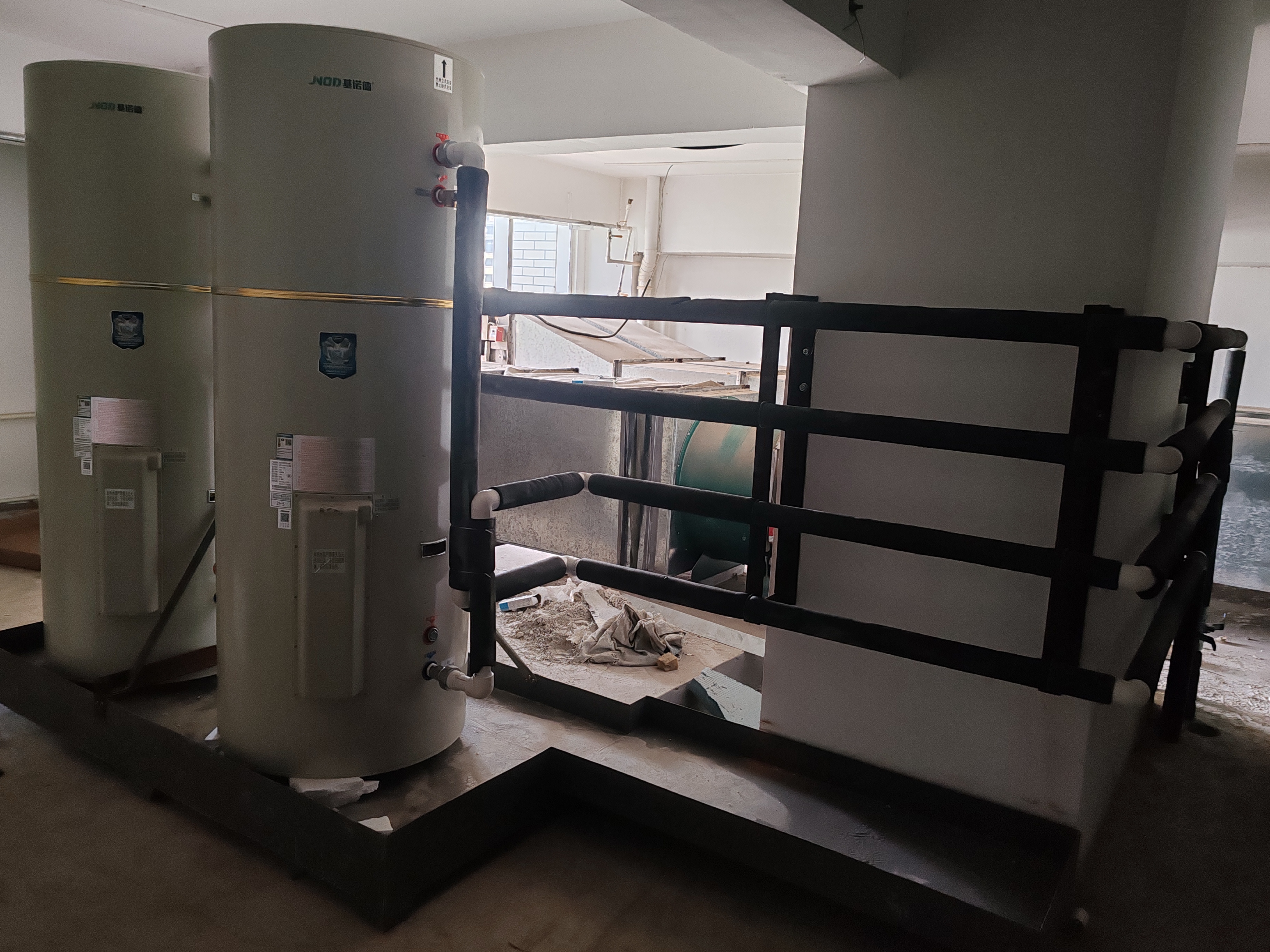 基诺德（JNOD）德国品牌电热水器立式家用220V商用380V大容量150L300L500L1000L储水式恒温速热一级能效落地工程 500L 10KW(380V) 实拍图