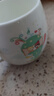 后海杯子陶瓷杯女马克杯带盖带勺子家用喝水杯骨瓷早餐杯咖啡杯少女心 胖胖杯-蓝鲸400ML【可微波】 实拍图