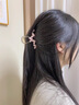 皇家密码爱心抓夹女新款高级感发饰简约发夹后脑勺鲨鱼夹子头饰 实拍图