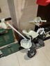 凤凰（Phoenix）儿童三轮车脚踏车可手推宝宝三轮车儿童三轮车可推可骑儿童车三轮 绿色丨钛空轮+脚踏+推把 实拍图
