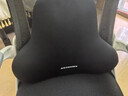 【京东物流】北欧太空慢回弹腰垫靠枕椅子腰靠腰部支撑汽车腰托靠 黑色 高弹腰靠 实拍图