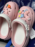 梵科洞洞鞋女厚底甜美潮流外穿休闲增高洞洞凉鞋 粉色 230mm 【35-36】 实拍图