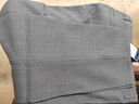 夏季薄款亚麻休闲裤高腰棉麻深裆宽松透气中年商务中老年直筒大码 深灰色 31 码=2尺4腰围 实拍图