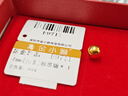 金小貅黄金转运珠999足金小金珠3D硬金路路通手串配珠DIY小孩手绳串珠 6mm[光面]0.19-0.21g标准版 实拍图