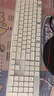 狼途L1静音键盘DSP环境降噪有线键鼠套装薄膜键盘电竞游戏家用办公平板电脑笔记本键盘耐磨防溅水发光 L1【低音】有线白色白光+T6静音鼠标 实拍图