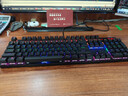 雷柏（Rapoo） V500PRO 有线背光机械键盘 104键全尺寸游戏电竞笔记本电脑多媒体办公吃鸡全键无冲键盘 茶轴 实拍图