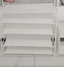 飞旺藤达简易鞋架子家用门口多层室内寝室宿舍出租屋用鞋柜置物架衣帽架 白色5层60CM【加厚层板】 实拍图