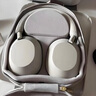 索尼（SONY） WH-1000XM4 头戴式无线耳机 蓝牙降噪耳机 网课游戏适用耳麦礼物送男女友学生 铂金银 实拍图
